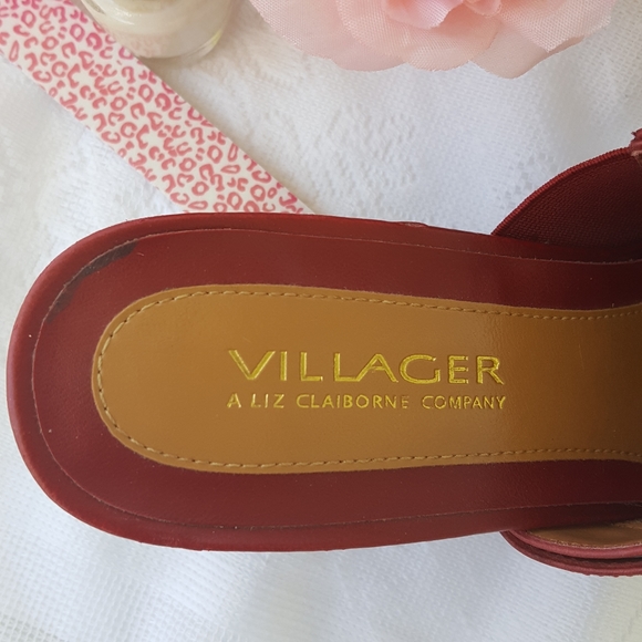 Villacer Liz Clairborne Kammy  Leather Mules size 7M - Picture 5 of 9